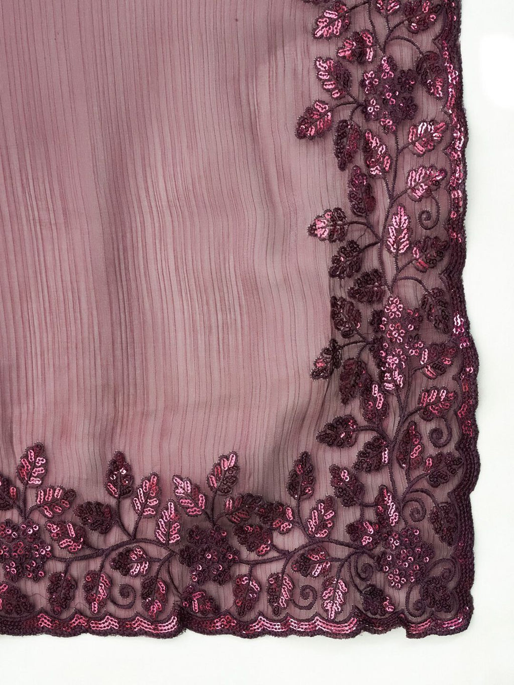 kasee Floral Embroidered Saree | Grocsy