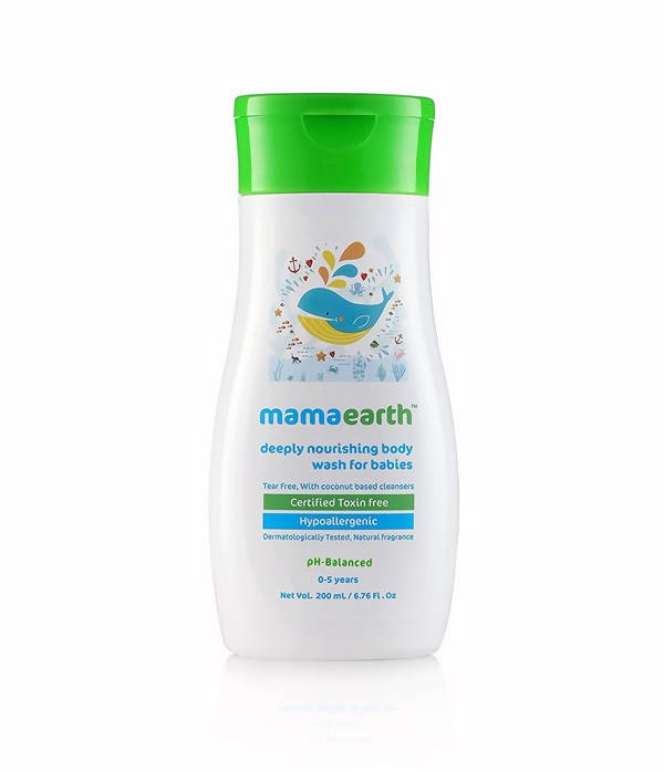 Mamaearth Daily Moisturizing Lotion & Mamaearth Deeply Nourishing Baby Wash For Babies | Grocsy