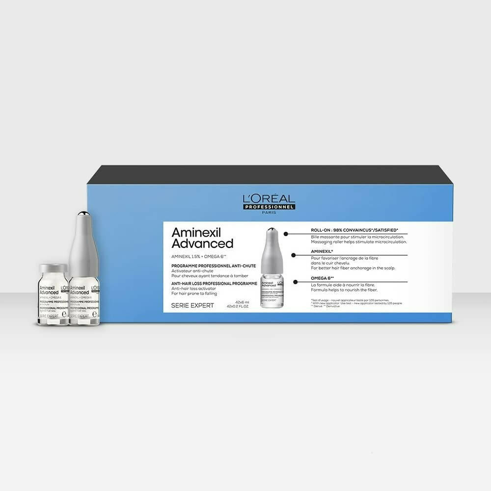 L'Oreal Paris Professionnel Scalp Advanced Anti-Hair Loss Activator Programme & Aminexil Advanced & With Omega 6 | Grocsy