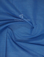 Dual Shades of Cloud Blue Pure Mangalgiri Cotton By Gayathri Reddy Designer Studio | Grocsy