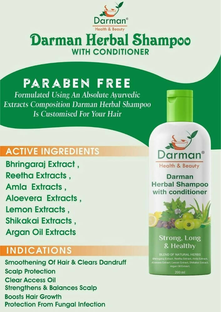 Darman Herbal Shampoo With Conditioner | Grocsy