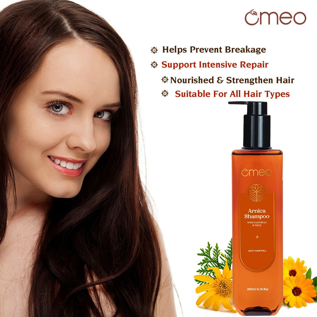 Omeo Arnica Shampoo With Arnica Extracts - Anti Hairfall | Grocsy