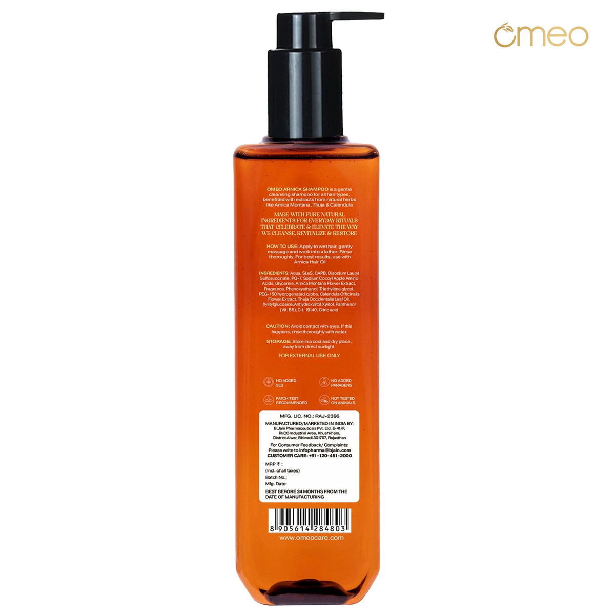 Omeo Arnica Shampoo With Arnica Extracts - Anti Hairfall | Grocsy