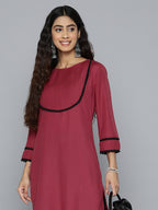 HERE&NOW Women Yoke Design Kurta | Grocsy