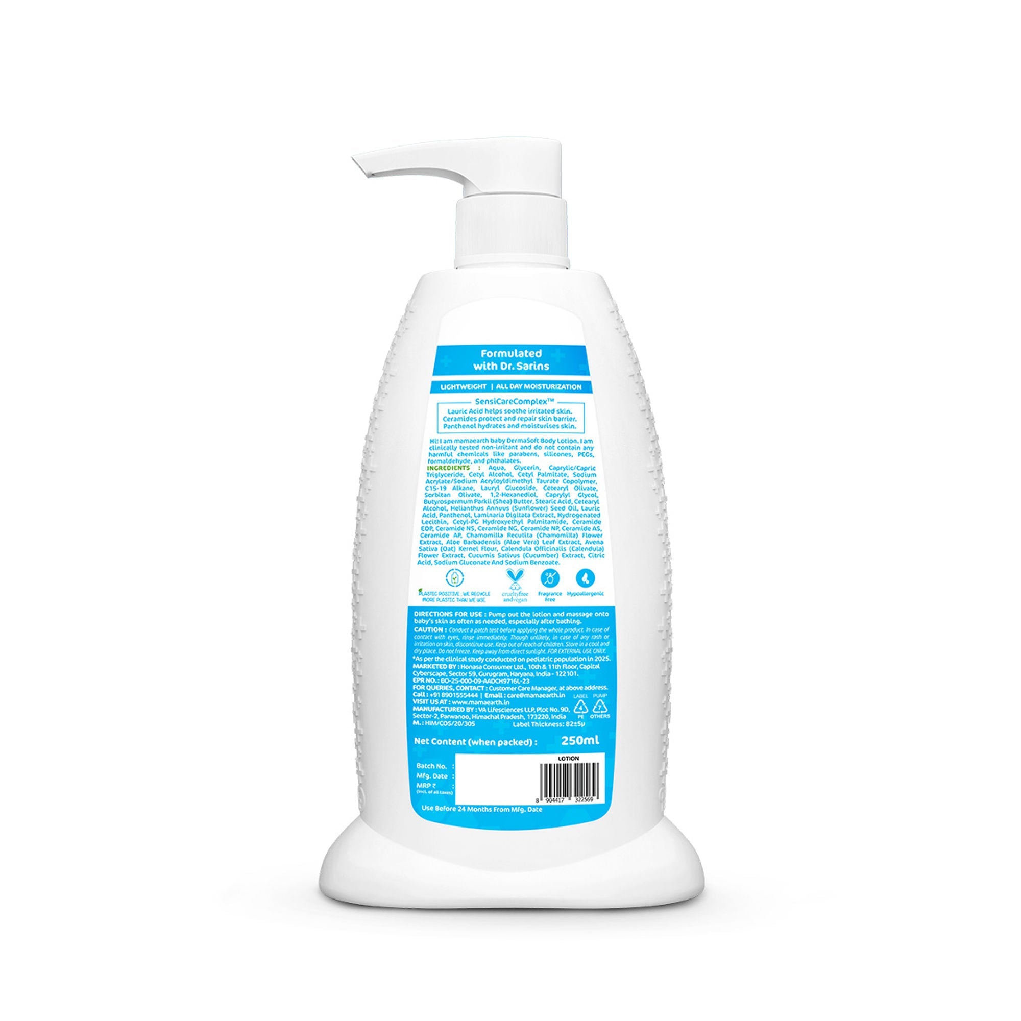 Mamaearth Baby Dermasoft Body Lotion | Grocsy