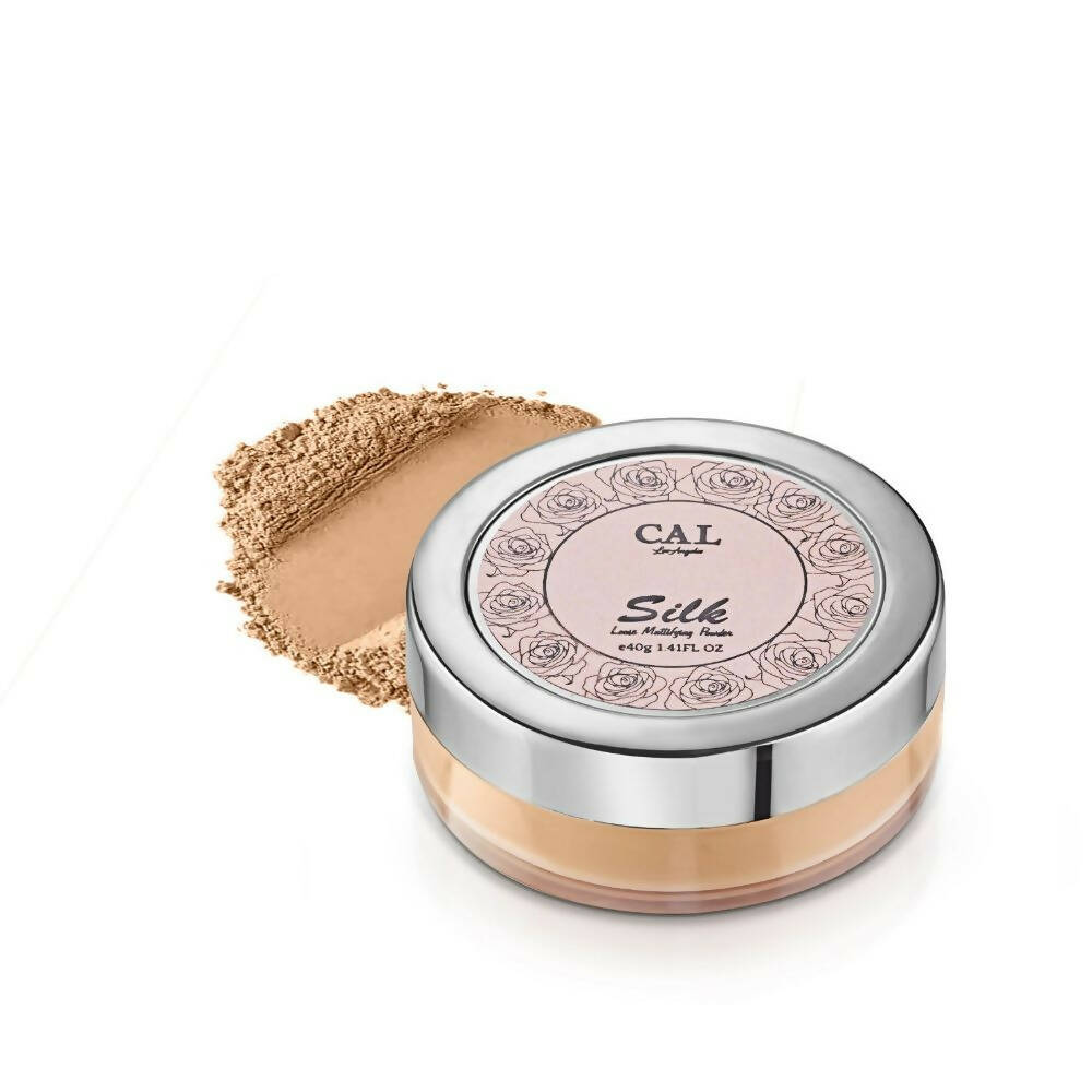 Cal Los Angeles Silk Loose Mattifying Powder For The High Definition Look - Caramel | Grocsy