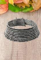 Mominos Fashion Joharkamal Oxidised Beaded work Hasli Design Choker For Women & Girls | Grocsy