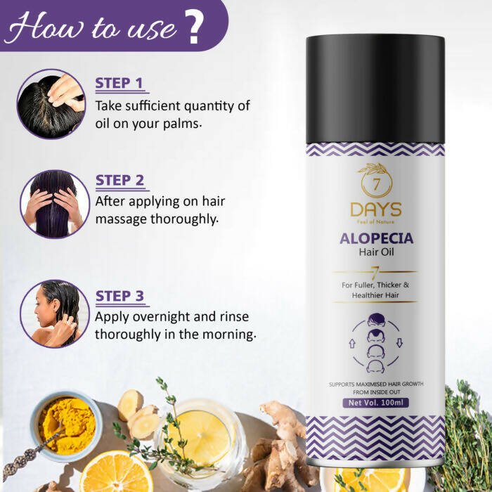 7 Days Alopecia Hair Oil | Grocsy