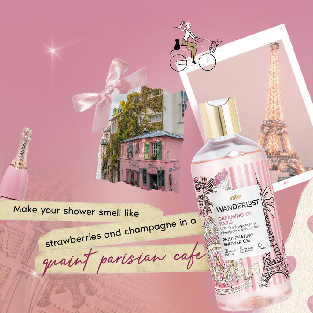 Wanderlust Shower Gels - Dreaming-Of-Paris | Grocsy