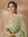 kasee Floral Embroidered Art Silk Saree | Grocsy