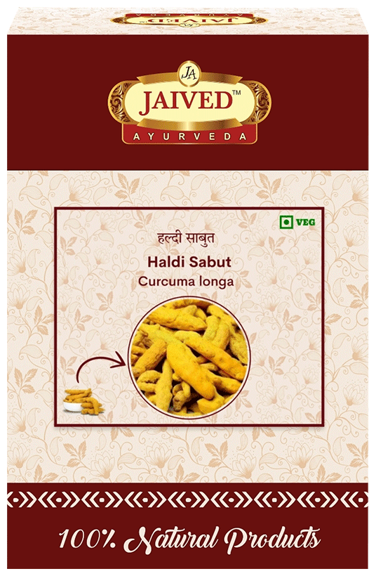 Jaived Ayurveda Haldi Sabut | Grocsy