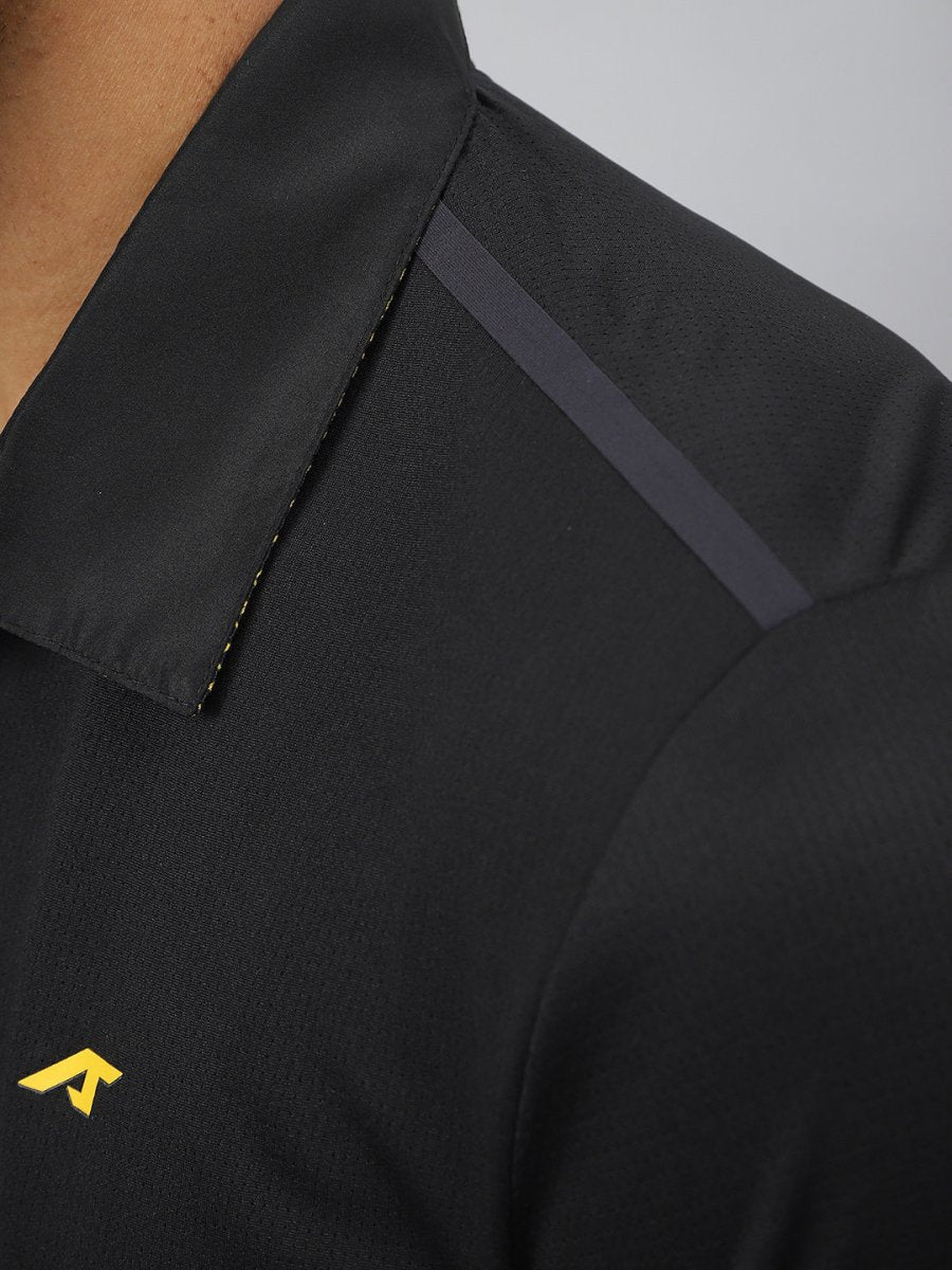 Alcis Men Train-Tech Anti-Static Slim-Fit Training Polo T-Shirt | Grocsy
