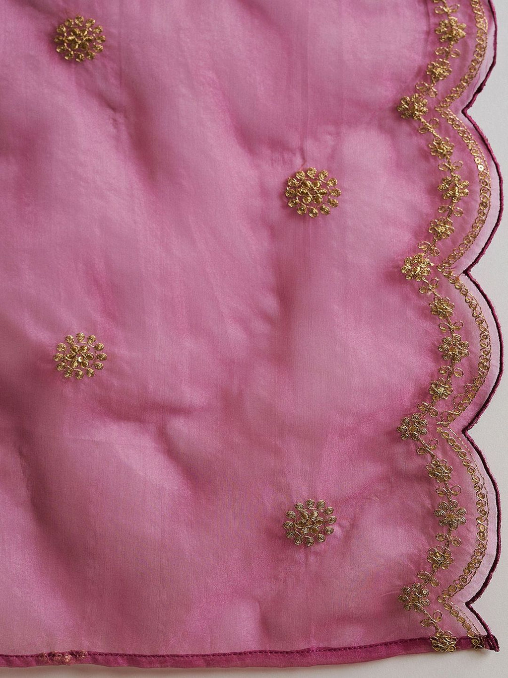 Indo Era Women Floral Embroidered Regular Kurta with Trousers & With Dupatta | Grocsy