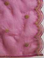 Indo Era Women Floral Embroidered Regular Kurta with Trousers & With Dupatta | Grocsy