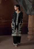 Anaita Black Heavy Chinon Stitched Salwar Suit With Sequence Embroidery Work | Grocsy