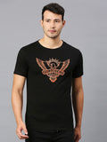 Fancode Sunrisers Hyderabad Logo Print Round Neck Cotton IPL T-shirt | Grocsy