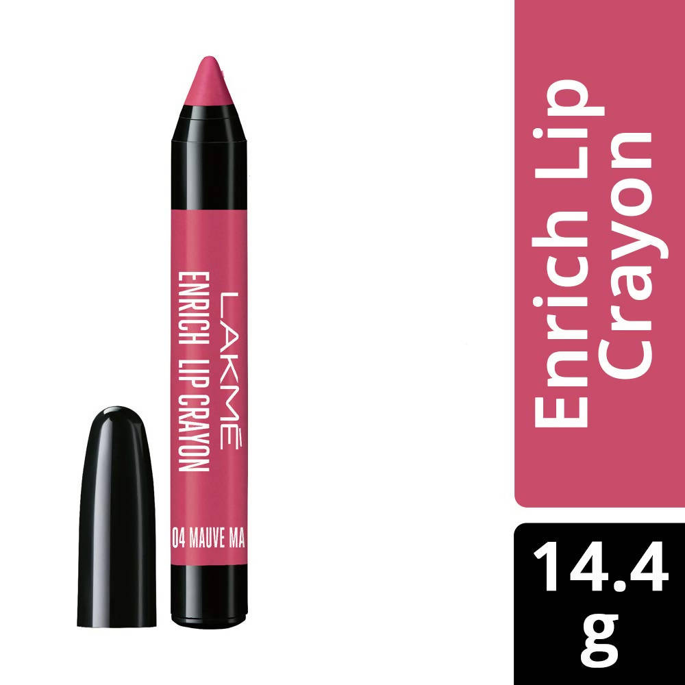 Lakme Enrich Lip Crayon - Mauve Magic | Grocsy