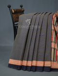 Black Coloured Combination Printed Cotton Saree By Gayathri Reddy Designer Studio | Grocsy