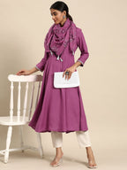 All About You Women A-Line Kurta with a Dupatta | Grocsy