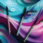 Blue Heaven Holographic, Smudge Proof & Waterproof Eyeliner - Emerald Affair | Grocsy