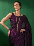 Sangria Embellished Beads and Stones Sarees | Grocsy