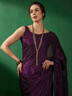 Sangria Embellished Beads and Stones Sarees | Grocsy