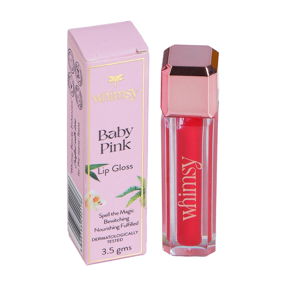 Whimsy Beauty Safe & Organic Non-Sticky Lip Gloss For Teen And Preteen Girls (Baby Pink) | Grocsy