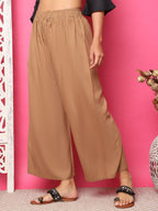TAG 7 Women Wide Leg Palazzos | Grocsy
