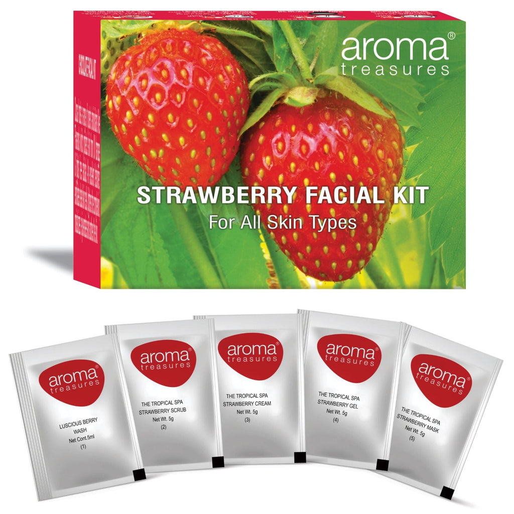 Aroma Treasures Strawberry Facial Kit | Grocsy