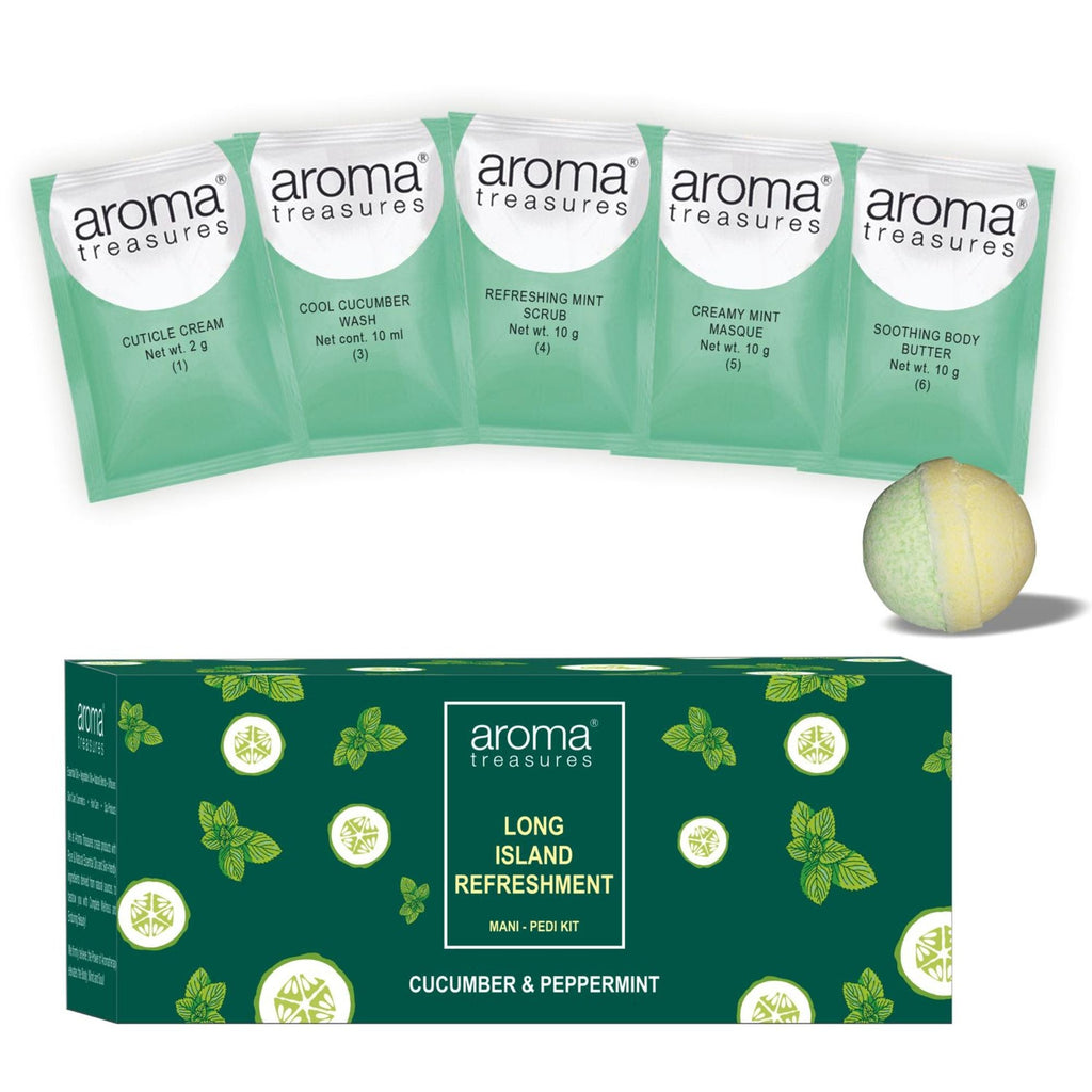Aroma Treasures Long Island Refreshment Mani-Pedi Kit | Grocsy