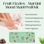 Aroma Treasures Martini Mood Mani-Pedi Kit With Watermelon And Litchi | Grocsy
