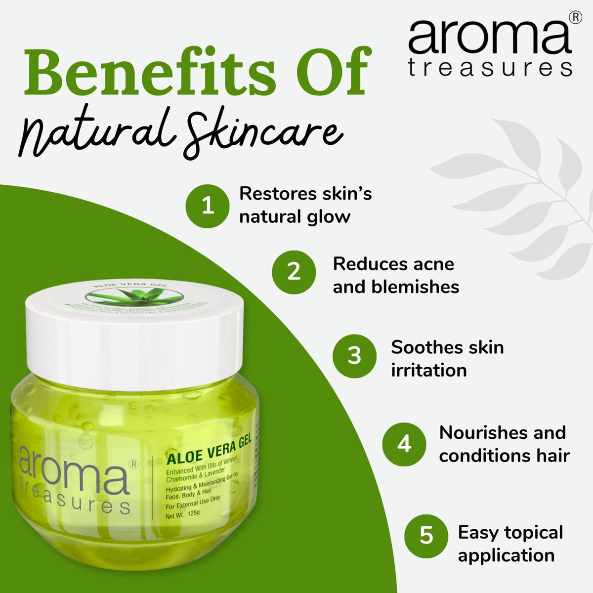 Aroma Treasures Aloe Vera Gel | Grocsy