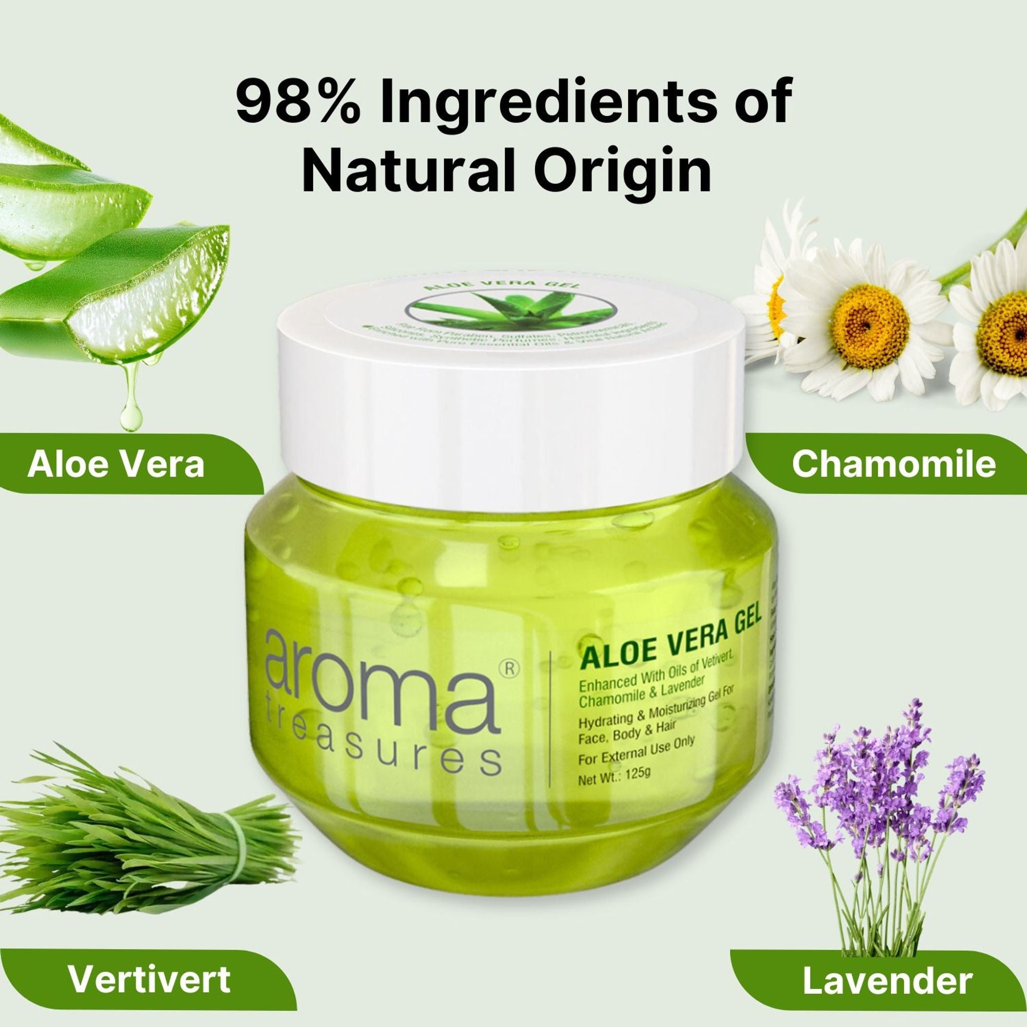 Aroma Treasures Aloe Vera Gel | Grocsy