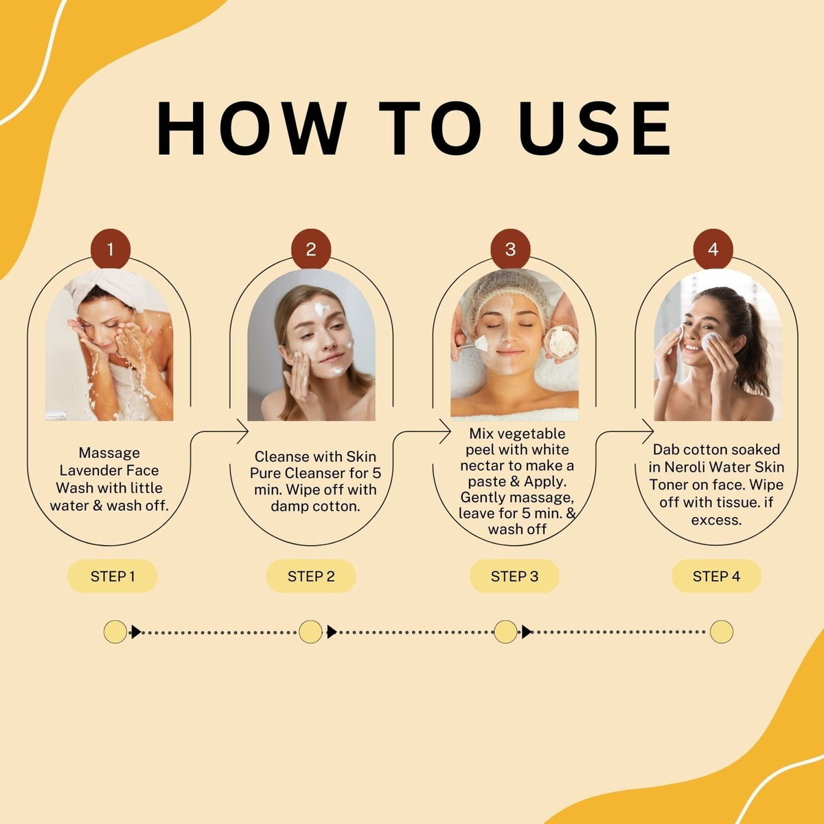 Aroma Treasures Royal Gold Facial Kit For Oily Skin - Single Time | Grocsy