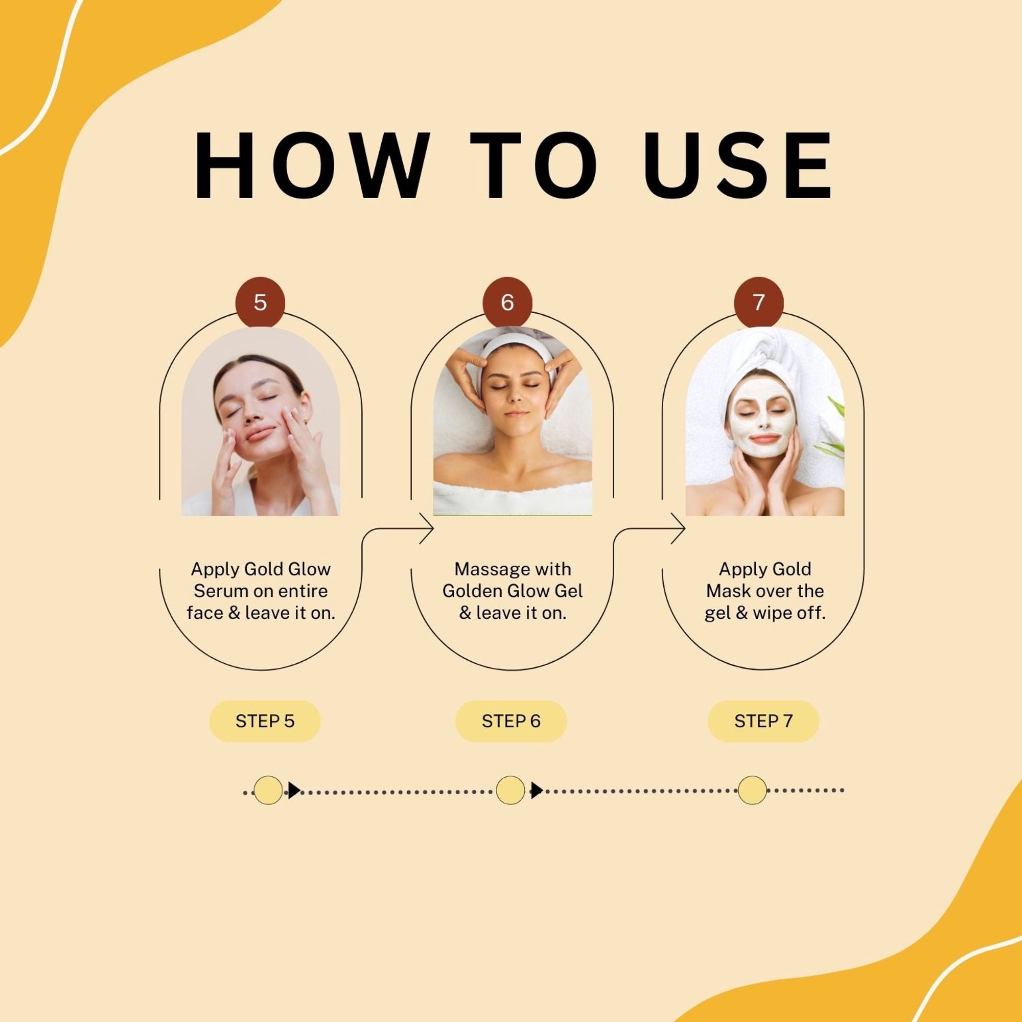 Aroma Treasures Royal Gold Facial Kit For Oily Skin - Single Time | Grocsy