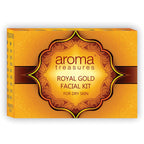 Aroma Treasure Royal Gold Facial Kit For Dry Skin - Single Time | Grocsy