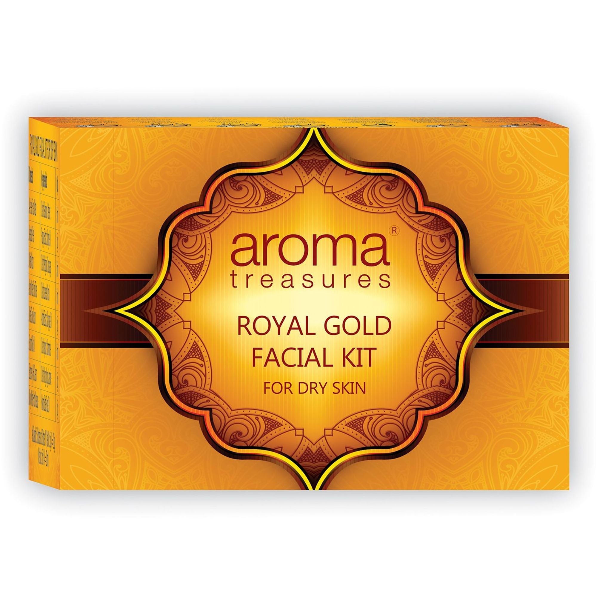 Aroma Treasure Royal Gold Facial Kit For Dry Skin - Single Time | Grocsy