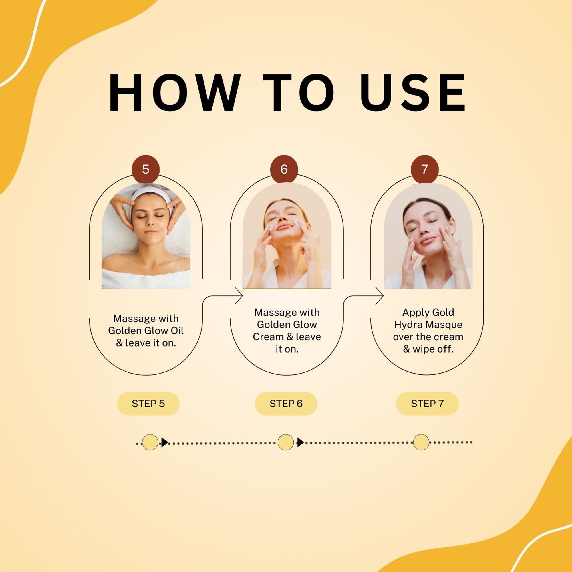 Aroma Treasure Royal Gold Facial Kit For Dry Skin - Single Time | Grocsy