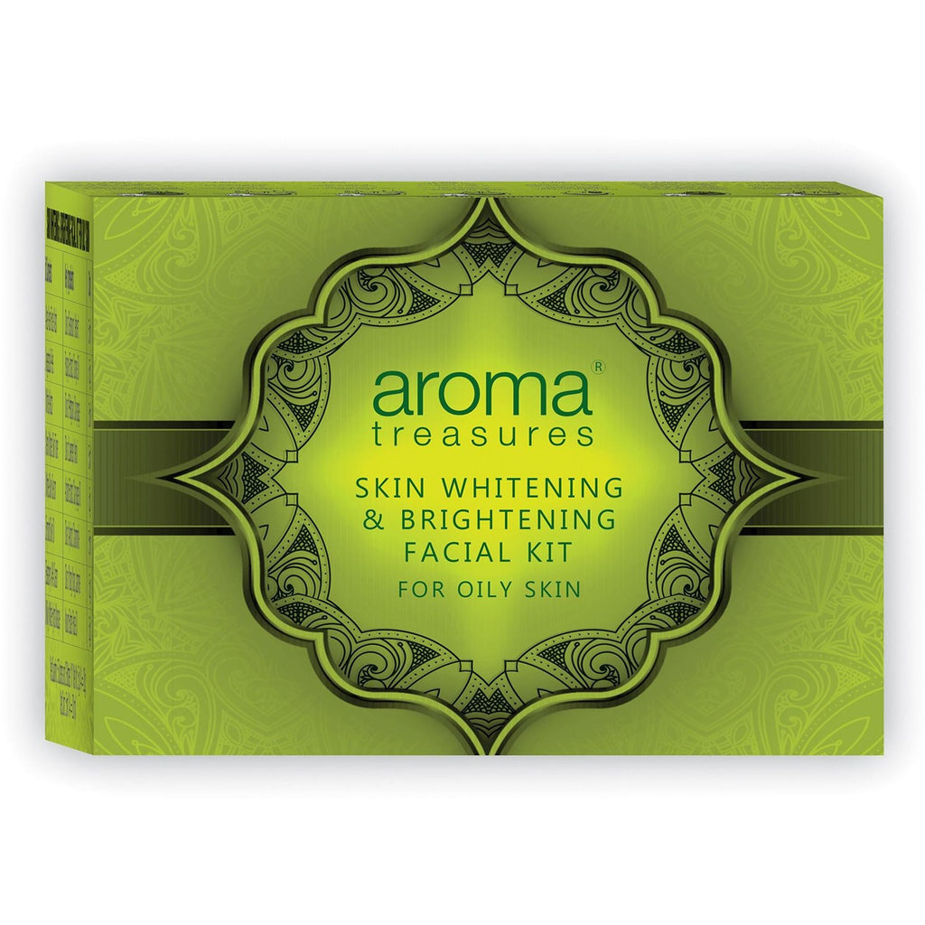 Aroma Treasure Skin Whitening And Brightening Facial Kit For Oily Skin | Grocsy