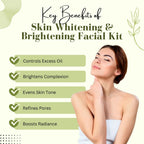 Aroma Treasure Skin Whitening And Brightening Facial Kit For Oily Skin | Grocsy