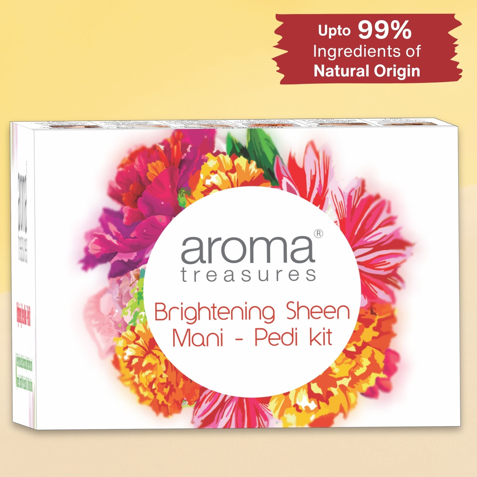 Aroma Treasure Brightening Sheen Mani - Pedi Kit - Single Time | Grocsy