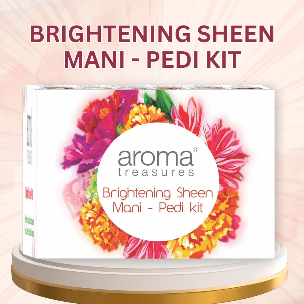 Aroma Treasure Brightening Sheen Mani - Pedi Kit - Single Time | Grocsy