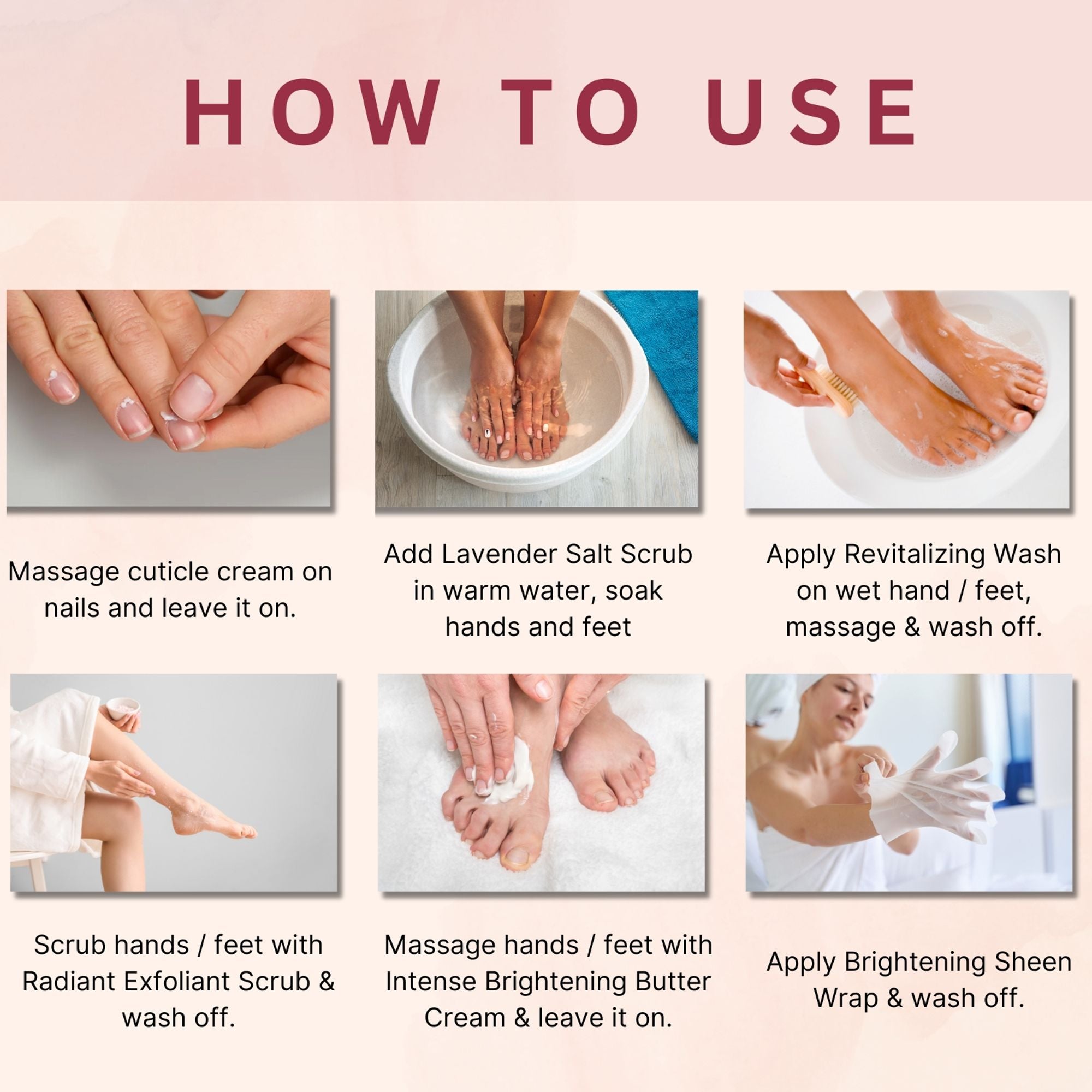 Aroma Treasure Brightening Sheen Mani - Pedi Kit - Single Time | Grocsy