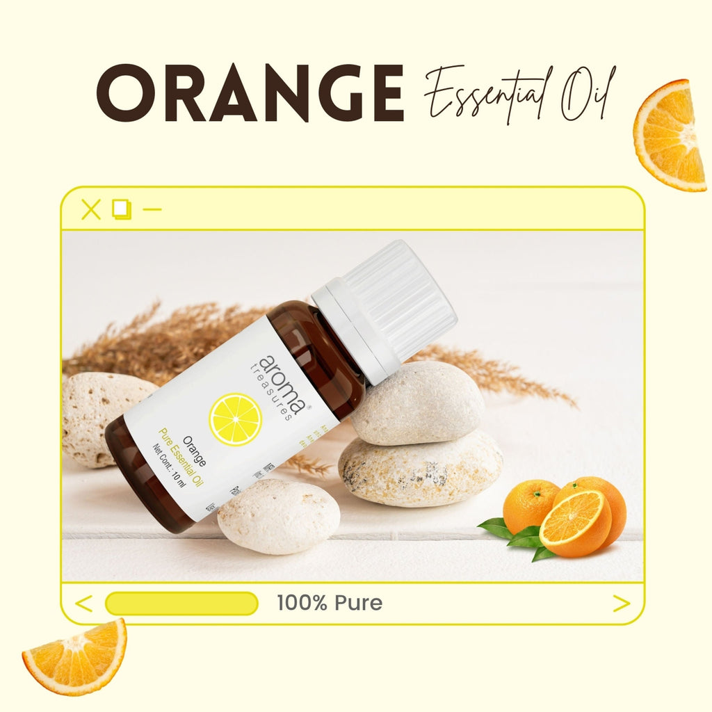 Aroma Treasures Orange Essential Oil | Grocsy