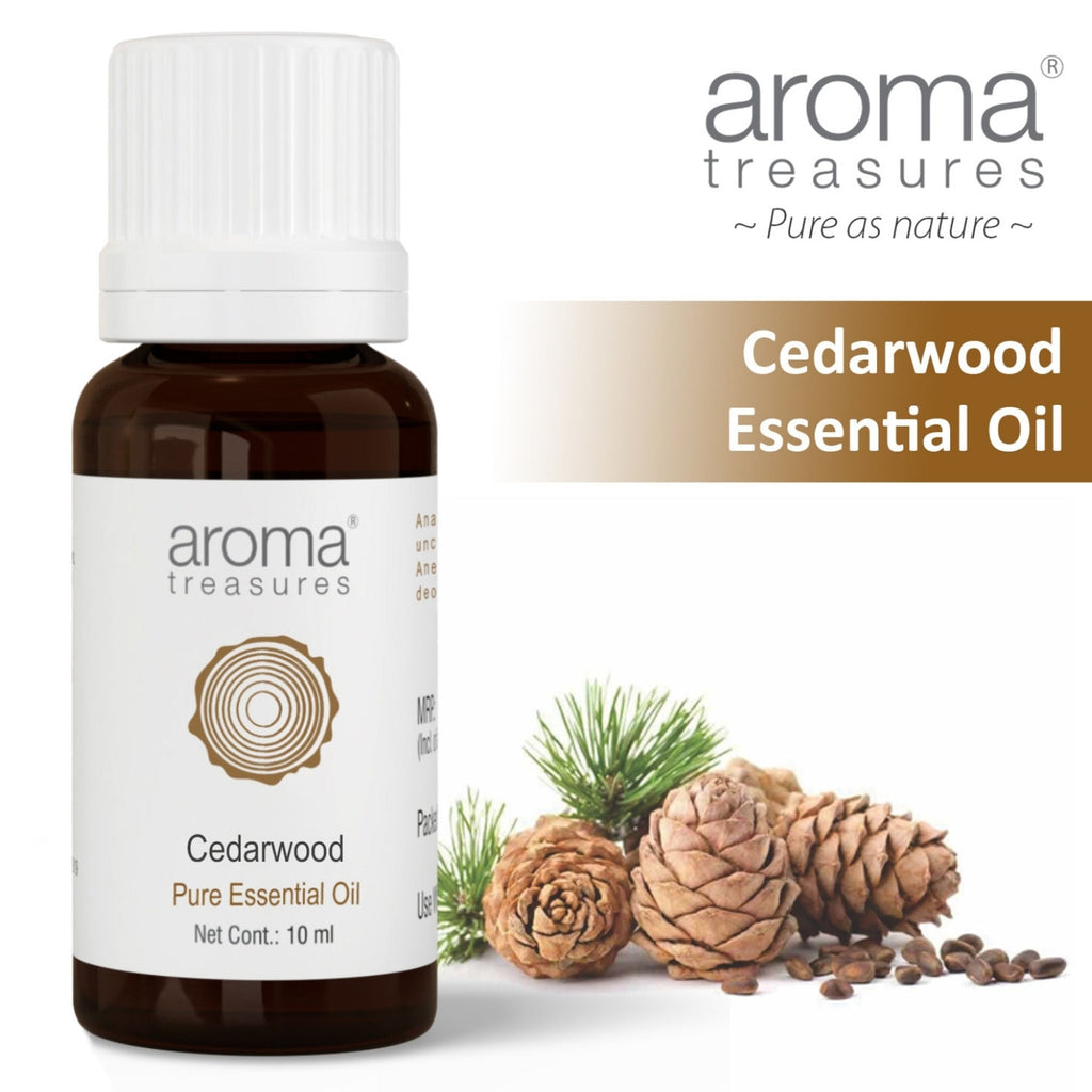 Aroma Treasures Cedarwood Pure Essential Oil | Grocsy