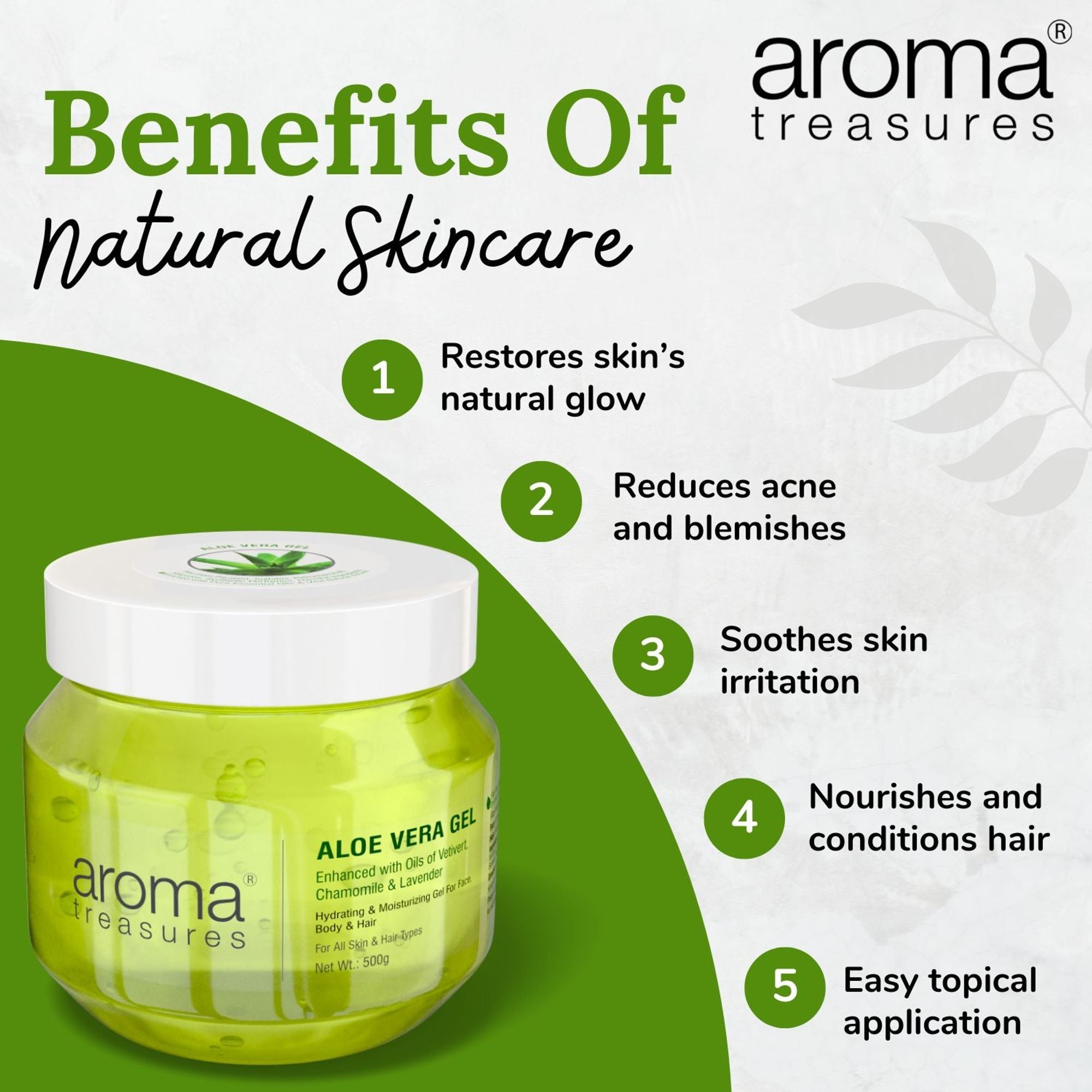 Aroma Treasures Aloe Vera Gel | Grocsy