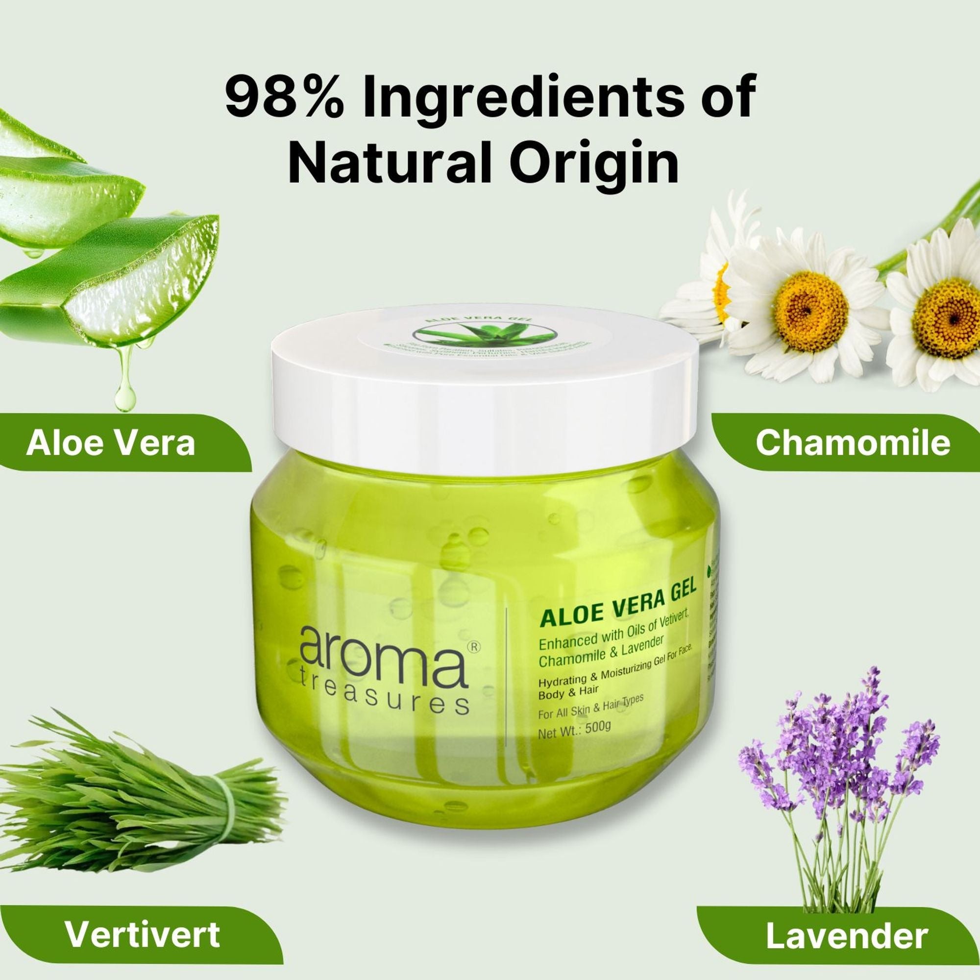 Aroma Treasures Aloe Vera Gel | Grocsy