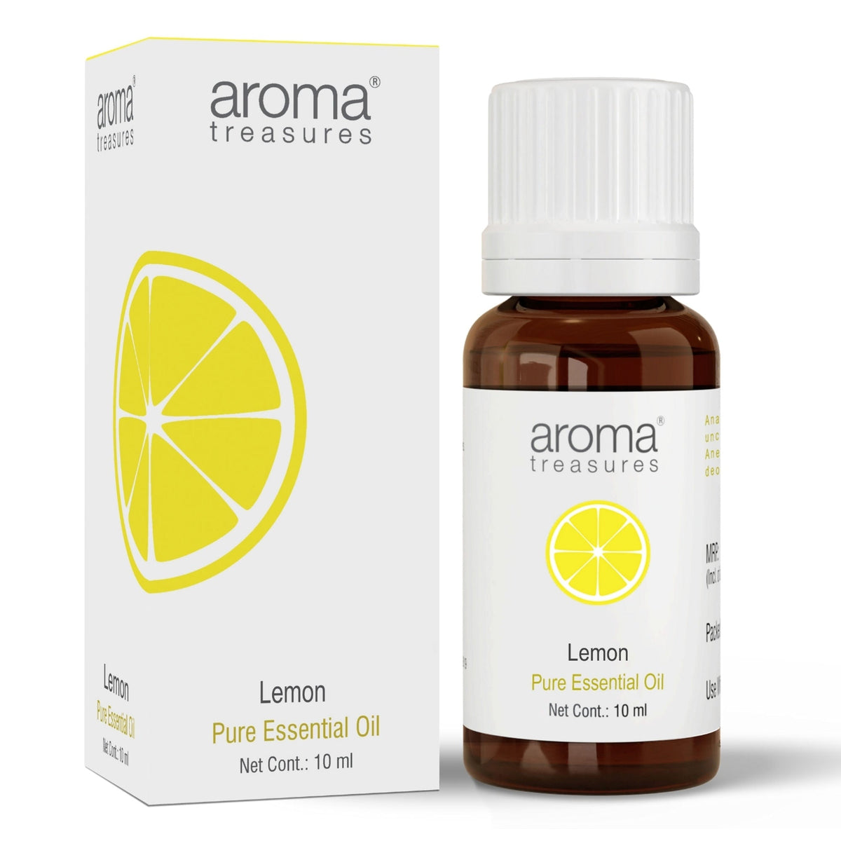 Aroma Treasures Lemon Pure Essential Oil | Grocsy