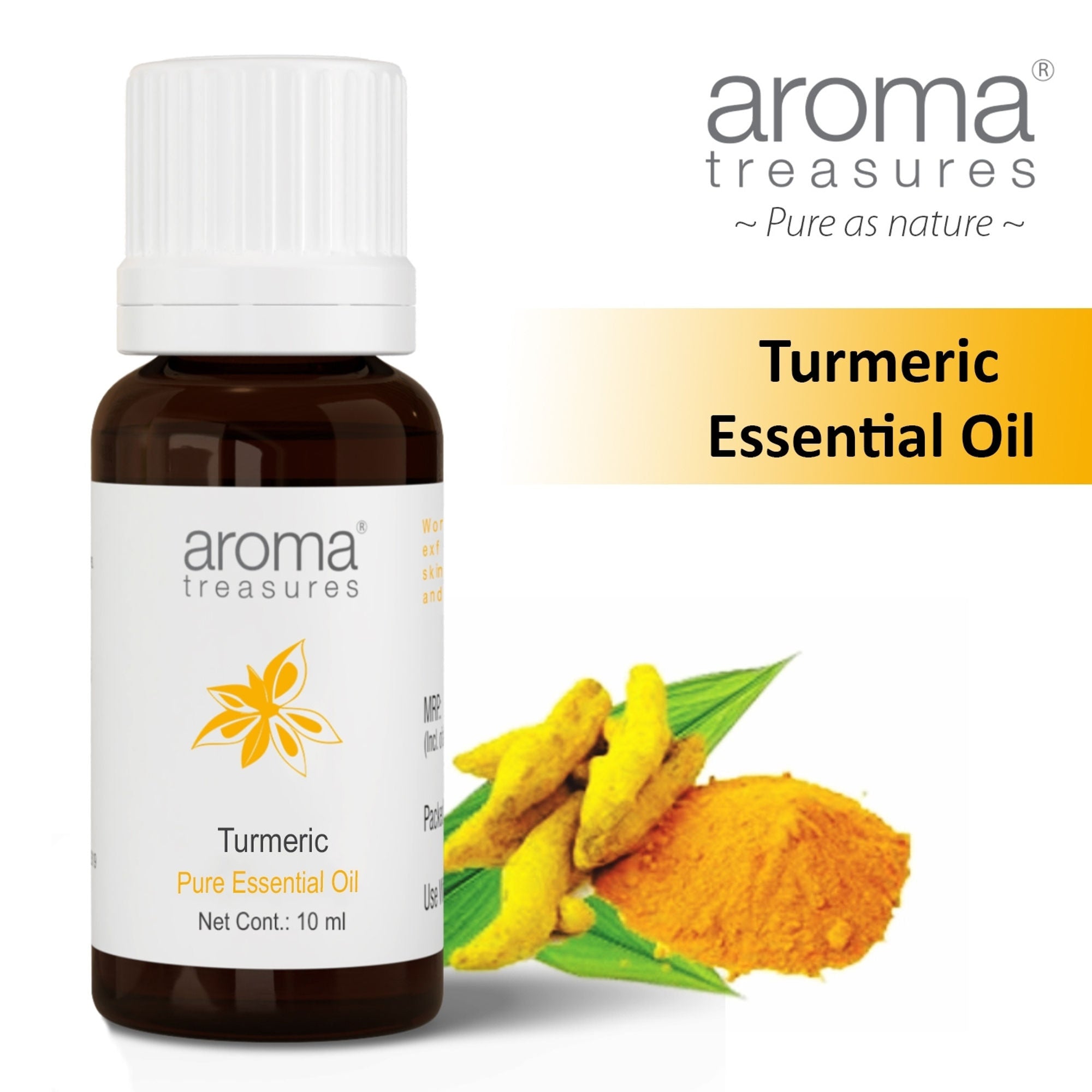 Aroma Treasures Turmeric Pure Essential Oil | Grocsy