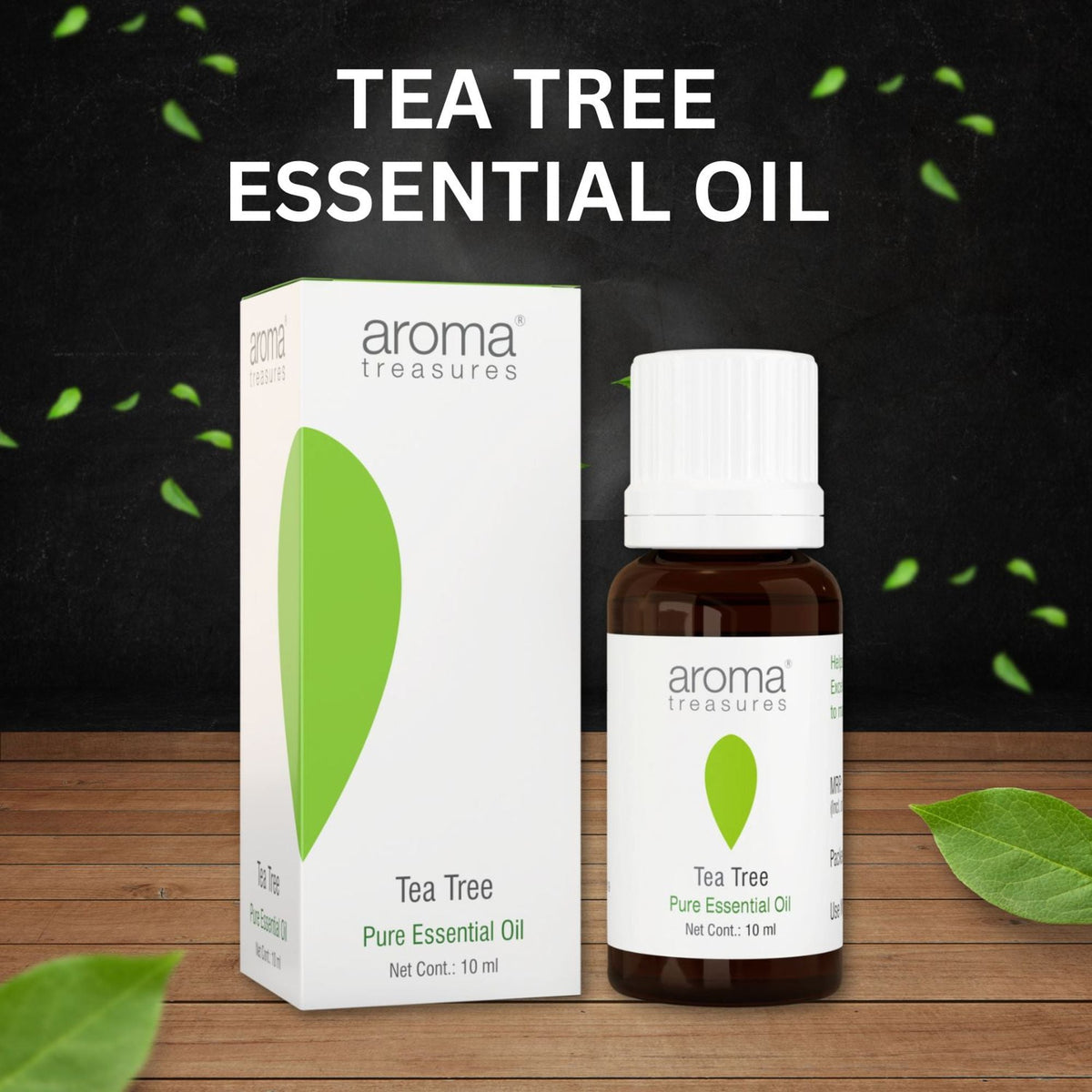 Aroma Treasures Tea Tree Pure Essential Oil | Grocsy